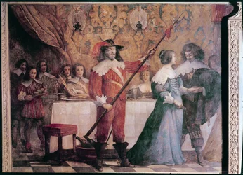 A bola da corte (detalhe)